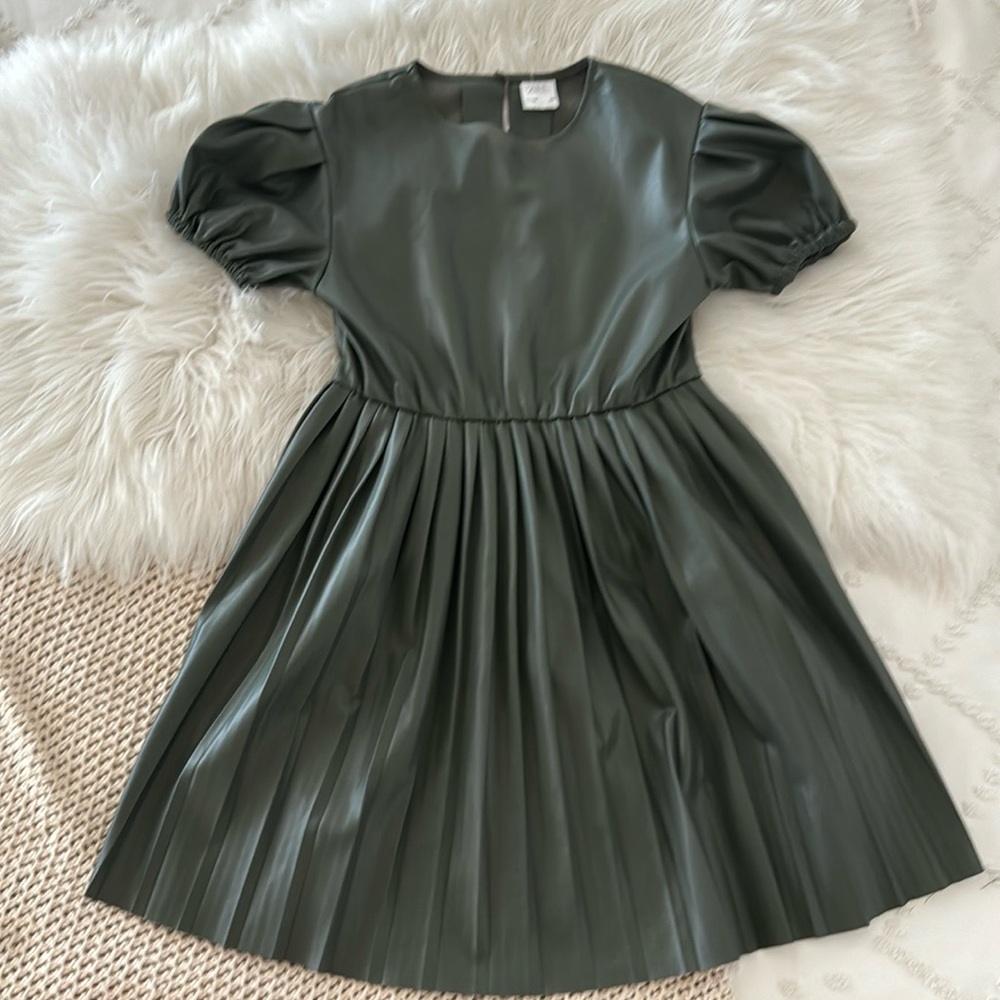 Zara Kids Dark Green Formal Dress
